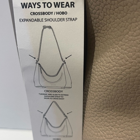 Calvin Klein Prism Top Zip Convertible Hobo Shoulder Bag - Picture 9 of 11